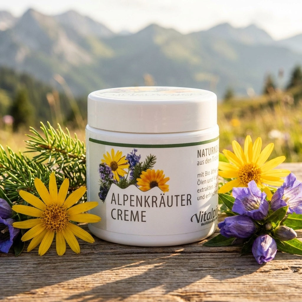 Unterweger Alpenkräuter Creme zur Pflege beanspruchter Haut