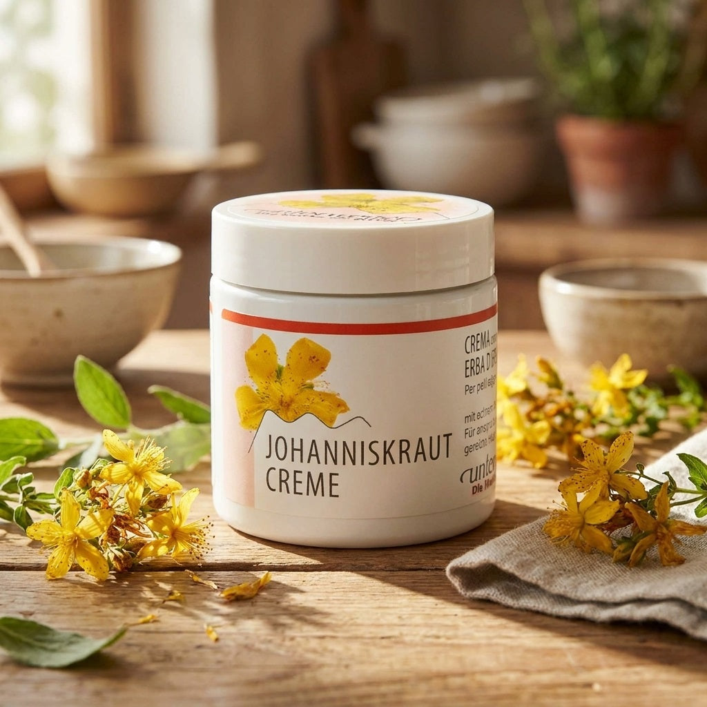 Unterweger Johanniskraut Creme 100 ml mit pflegendem Johanniskraut-Extrakt