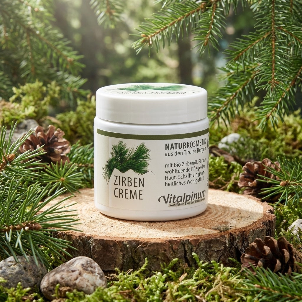 Zirben Creme von Unterweger mit natürlichem Zirbenextrakt