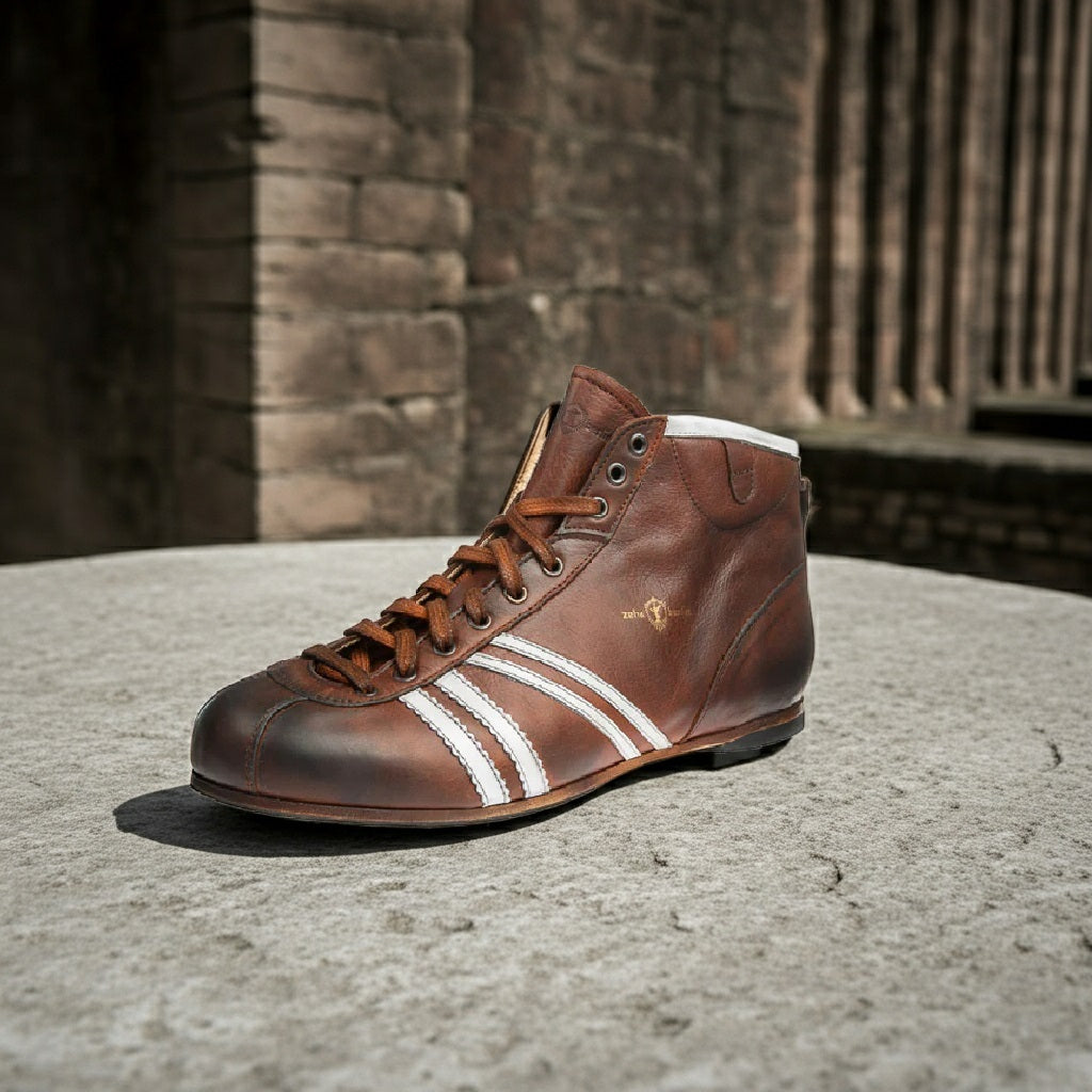 ZEHA Berlin Derby – Retro Fussballstiefelette aus Leder