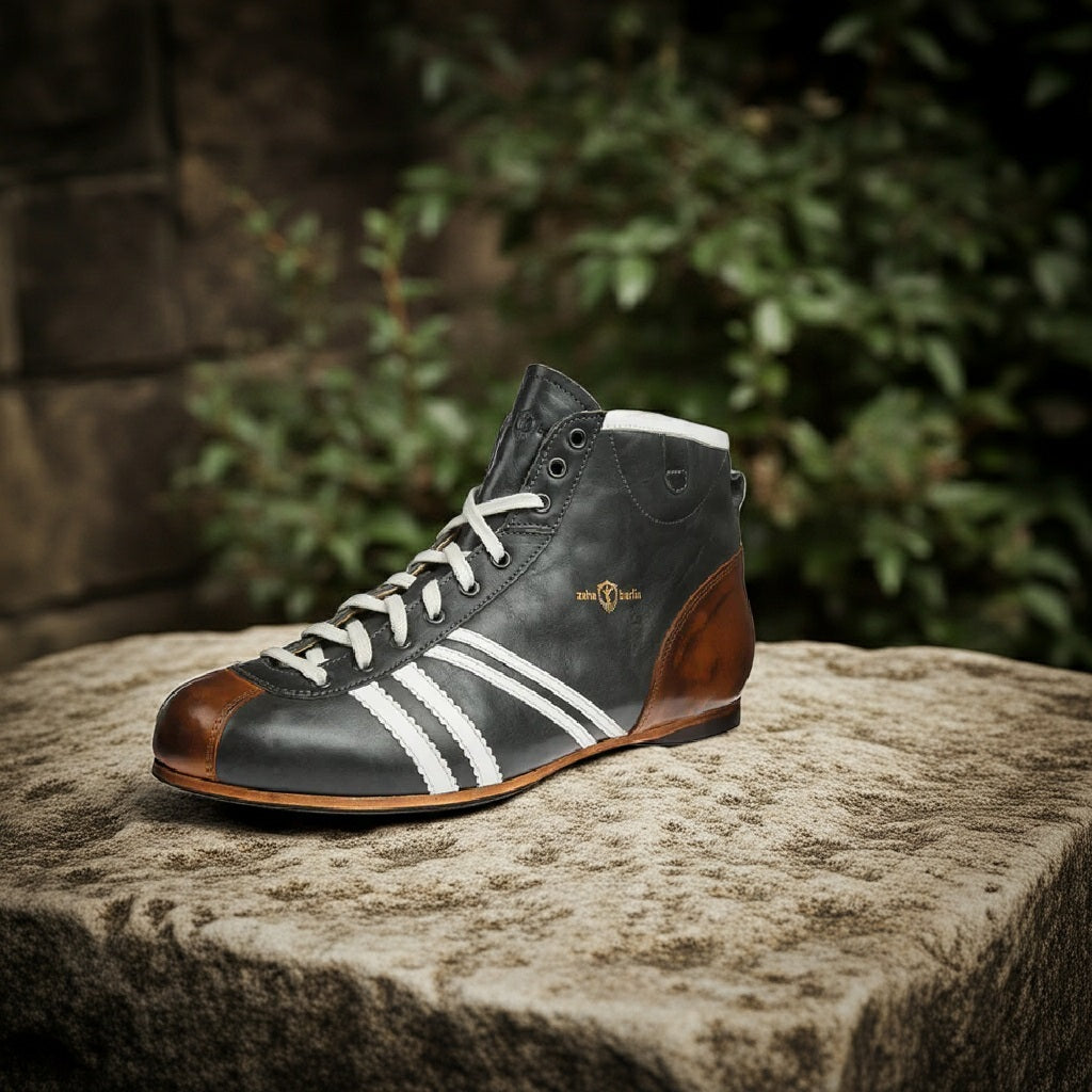 ZEHA Berlin Derby – Retro Fussballstiefelette aus Leder