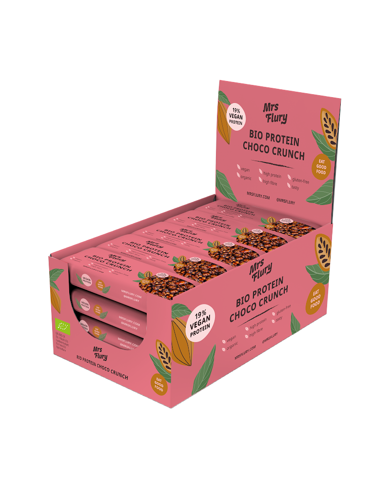 Organic Vegan Protein Bar – 19% Protein with Almonds & Cocoa