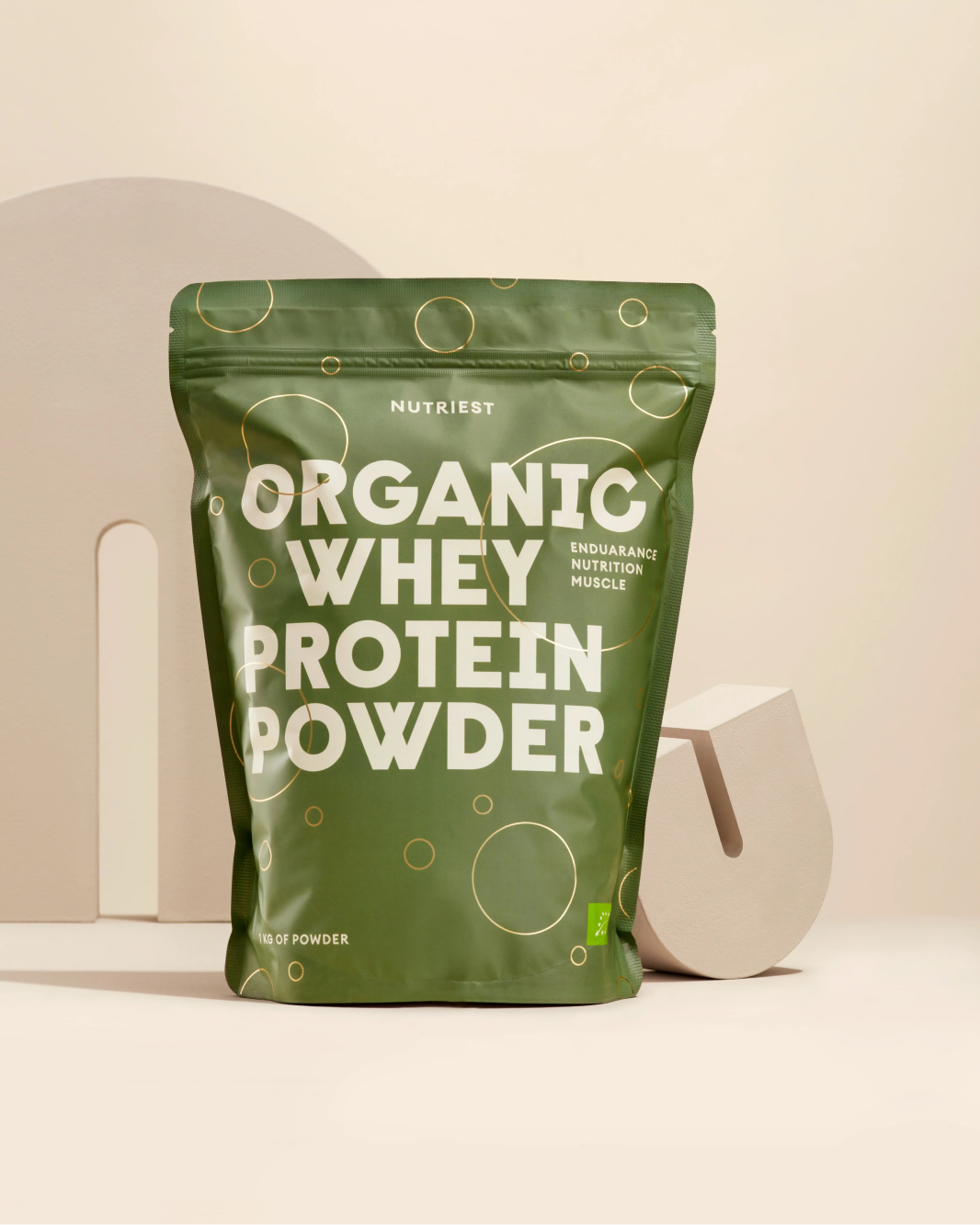 Organic Whey Protein Concentrate – 100% Organic Grass-Fed Protein | 1 kg