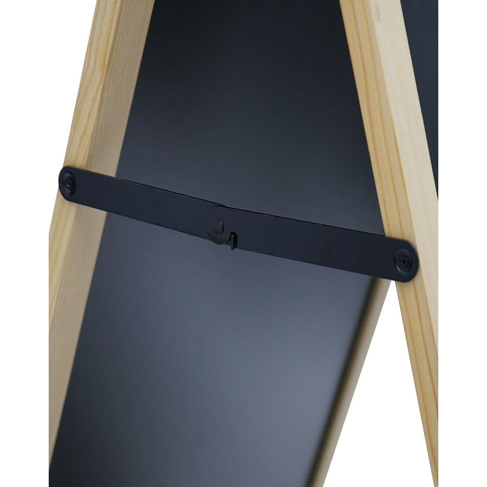 Holz Gehwegkreidetafel 70×110 cm magnetisch & wetterfest | DIN A1