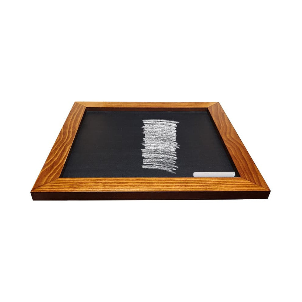 InspiraBoard Kreidetafel 40 × 60 cm – Menütafel & Infoboard mit Holzrahmen